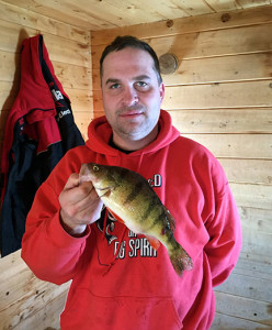 Curt with a 13½-inch perch.
