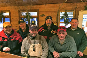 The Northwest Angle gang! (L to R) Curt Weisman, Steve Weisman, Michael Burris, Big Mike, Doug Sutton and Bob Switzer.