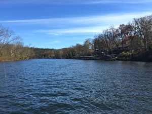 The beauty of Lake Taneycomo in the late fall.