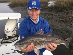 The author with another redfish.